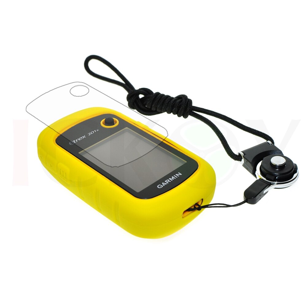 GPS Protective Case with Ring Strap + Screen Protector for Garmin eTrex 10 20 30 10x 20x 30x 22x 32x: Yellow