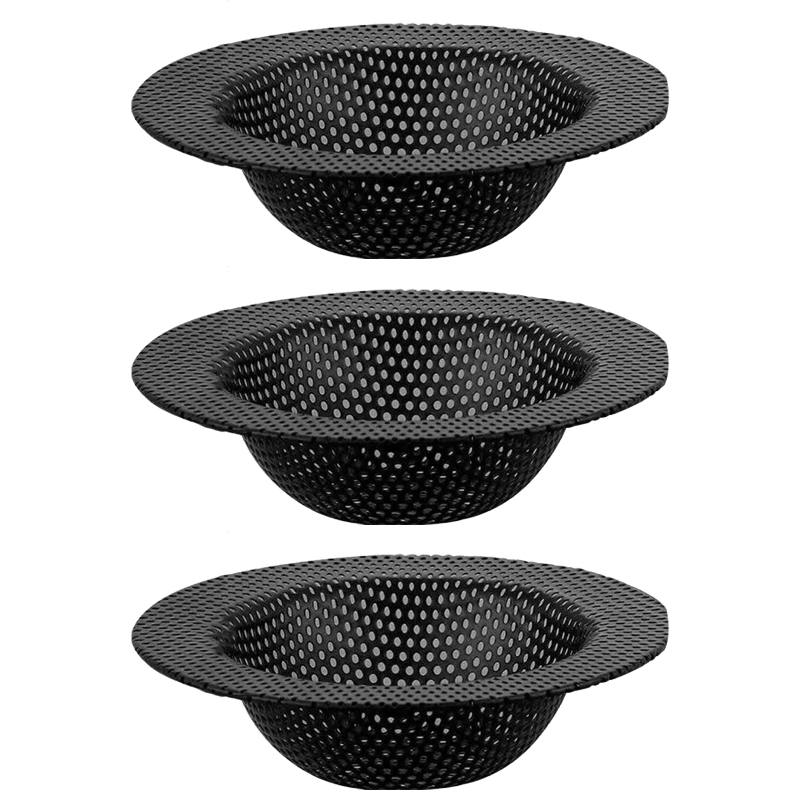 3 Stck rostfrei Stahl Waschbecken Sieb fein Gittergewebe Küche Waschbecken Sieb passt die meisten Küche Waschbecken Bad Badewanne Dusche Abfluss Q81C