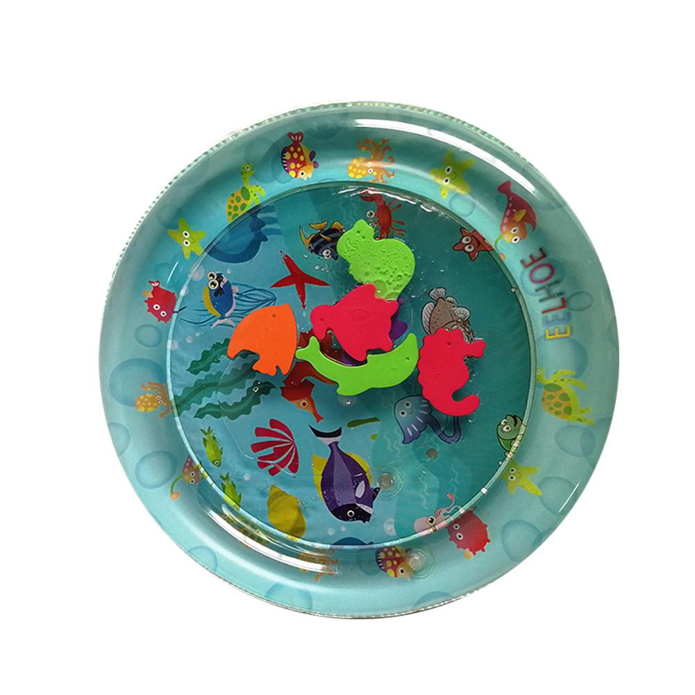 Aufblasbare Wasser Pad Spielzeug Baby Klopfte Umwelt Freundliche PVC Aufblasbare Prostrate Wasser Spiel Kissen Interaktive Spielzeug Für Ch
