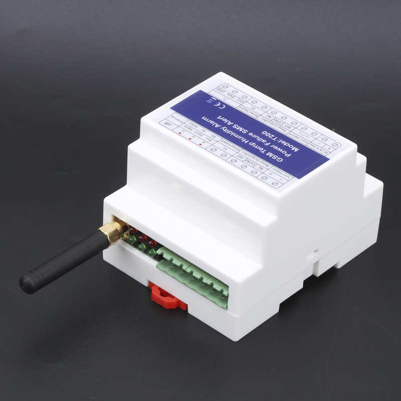GSM SMS Humidity Temperature Alarm Power Failure Alert Remote Monitoring Detector Support Timer Report