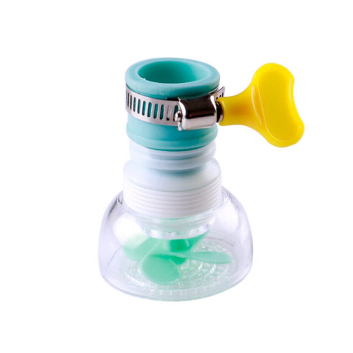 Économiseur d'eau rotatif, accessoires de cuisine, salle de bains, filtre d'arrosage, rallonges de robinet, outil télescopique de filtrage de l'eau du robinet: 4