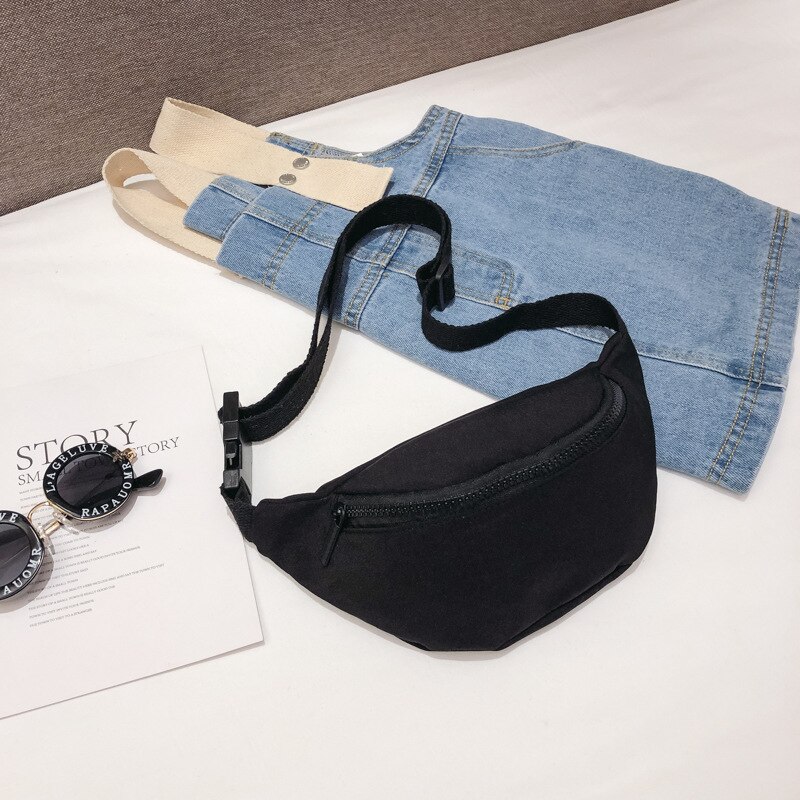 Childs Waist Bag Chest Bag Coin Purse Snack Pack Candy Color Waist Bags Women Fanny Pack Belt