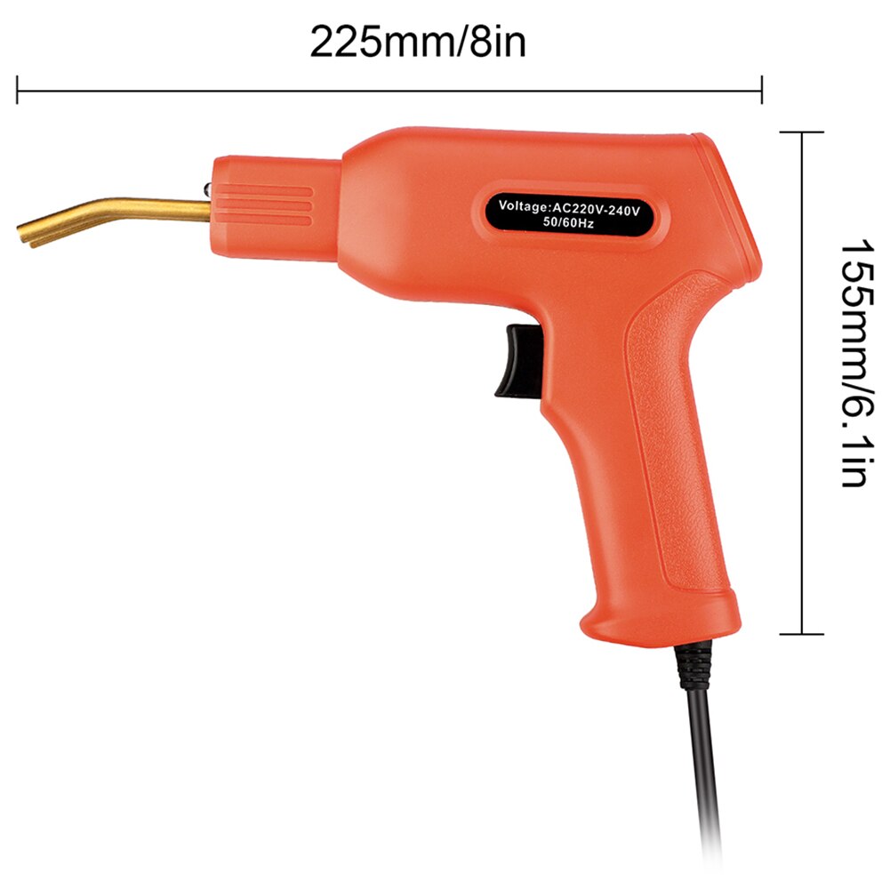 50W Handheld Portable Plastic Welding Machine Garage Tool Stapler PVC Plastic Repair Machine Auto Bumper Repair Stapler