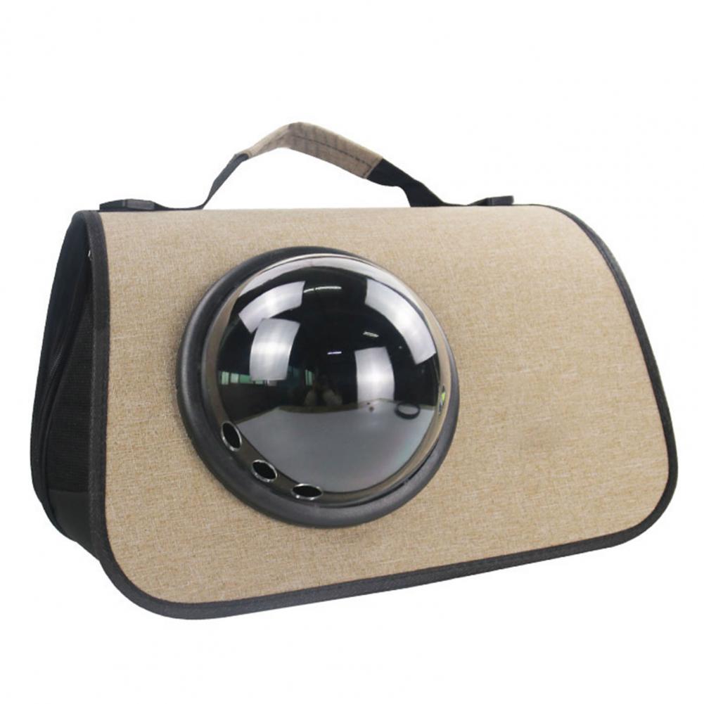 Portable Shoulder Cat Carrier Bags Foldable Pet Carrier for Small Cats Dogs Carrier Travel Pet Carrying Bag with Window: Grey