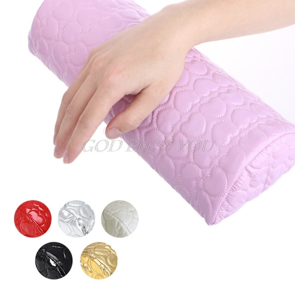 Cojín semicircular para manicura, cojín con reposabrazos para las manos, de Arte de uñas, cuidado de manicura, Color opcional,