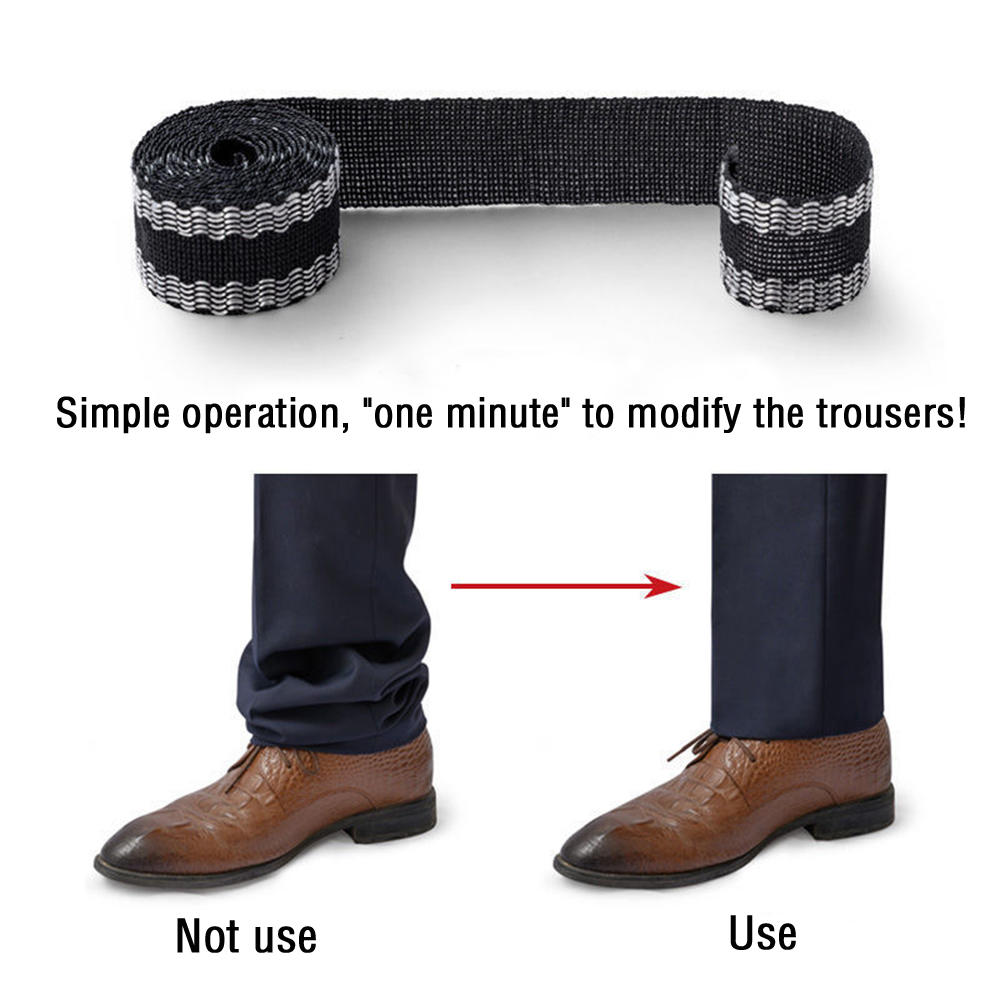 Bande auto-adhésive à ourlet pour pantalon, 1.2m, pour la bouche, tissu, fusion, ourlage, couture