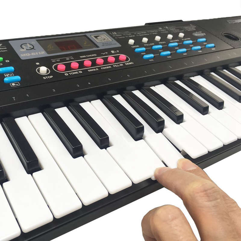 61 Keys Digital Electronic Keyboard And Microphone Electric Led Music,Us Plus