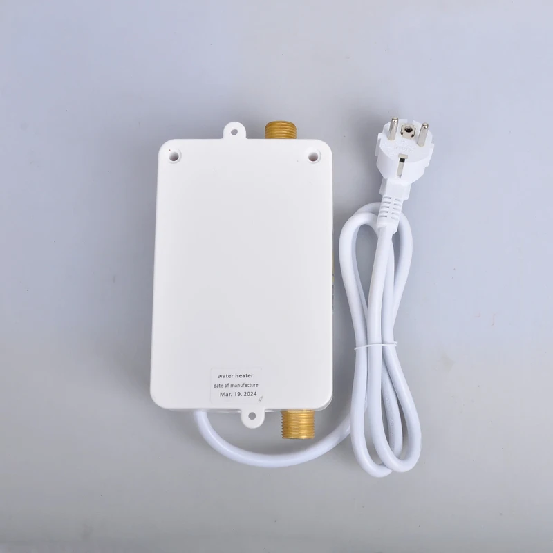 Instant Water Heater,3000W Mini Electric Tankless Water Heater,Durable and Fashionable for Bathroom Kitchen Washing