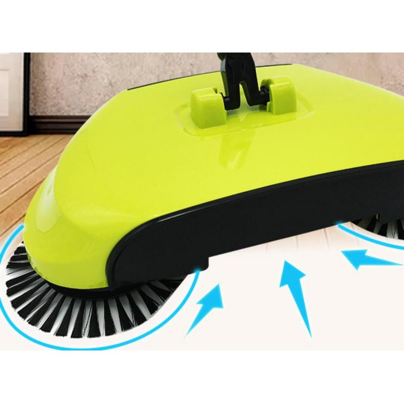 Poignée ménage nettoyage main poussée balayeuse vadrouille intelligente robot aspirateur balayage Machine Type poussoir main pousser balai magique pelle à poussière
