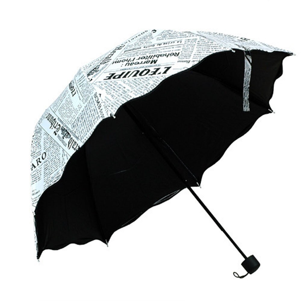 Parapluie Transparent Pliant Compact - Résistant Vent Et Pluie - Portable Homme/Femme Pour Voyage - 94 Cm Ouvert