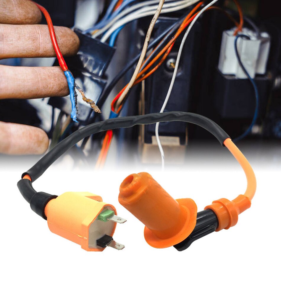 Motorfiets Atv Racing Cdi + Bobine + Bougie Voor GY6 50cc 125cc 150cc 139QMB 152QMI 157QMJ Racing Ontsteking coil
