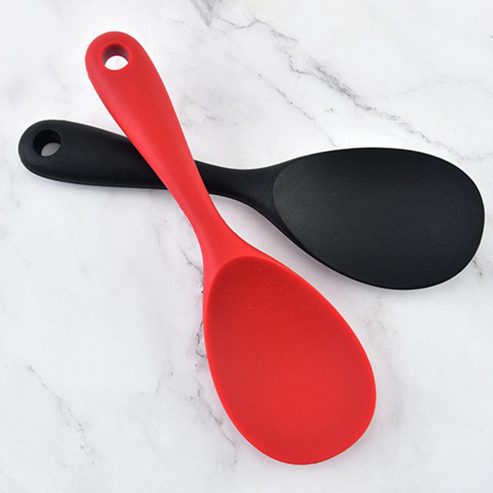 Cucchiaio Per Riso In Silicone Antiaderente (2 Pezzi) – Resistente Al Calore Fino A 200°C – Perfetto Per Riso, Purè, Uova – Non Graffia - 2