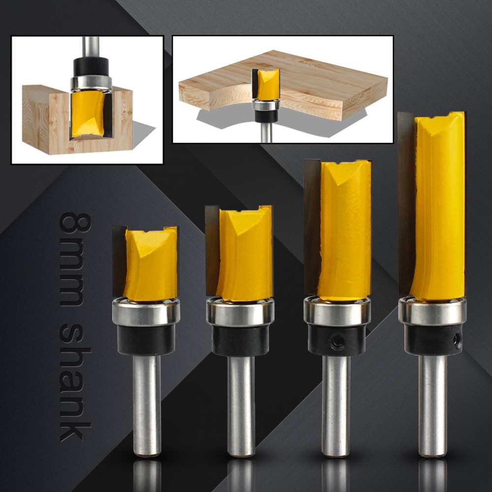 8mm shank Mortising carbide Wood Milling Cutter End Mill Tools Router Bits Cutter Machine Woodworking Tenon CNC