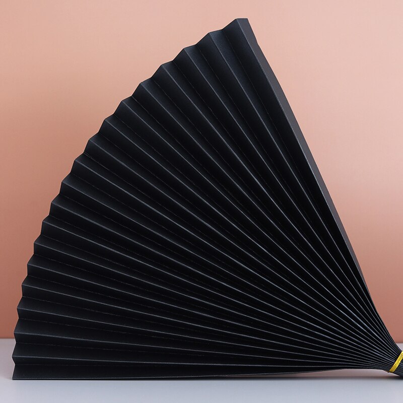 Einfarbig Papier Fan Fotografie Kulissen Requisiten Leben Foto Schießen Studio Waren Fotografia Hintergrund Dekorationen: Schwarz