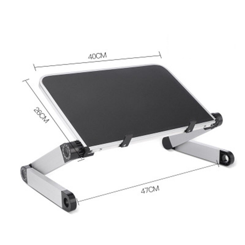 Laptop Desk raised base Ergonomic Portable Bed desktop Tray PC Table Stand Notebook Sofa Desk Stand computer cooling pad: A