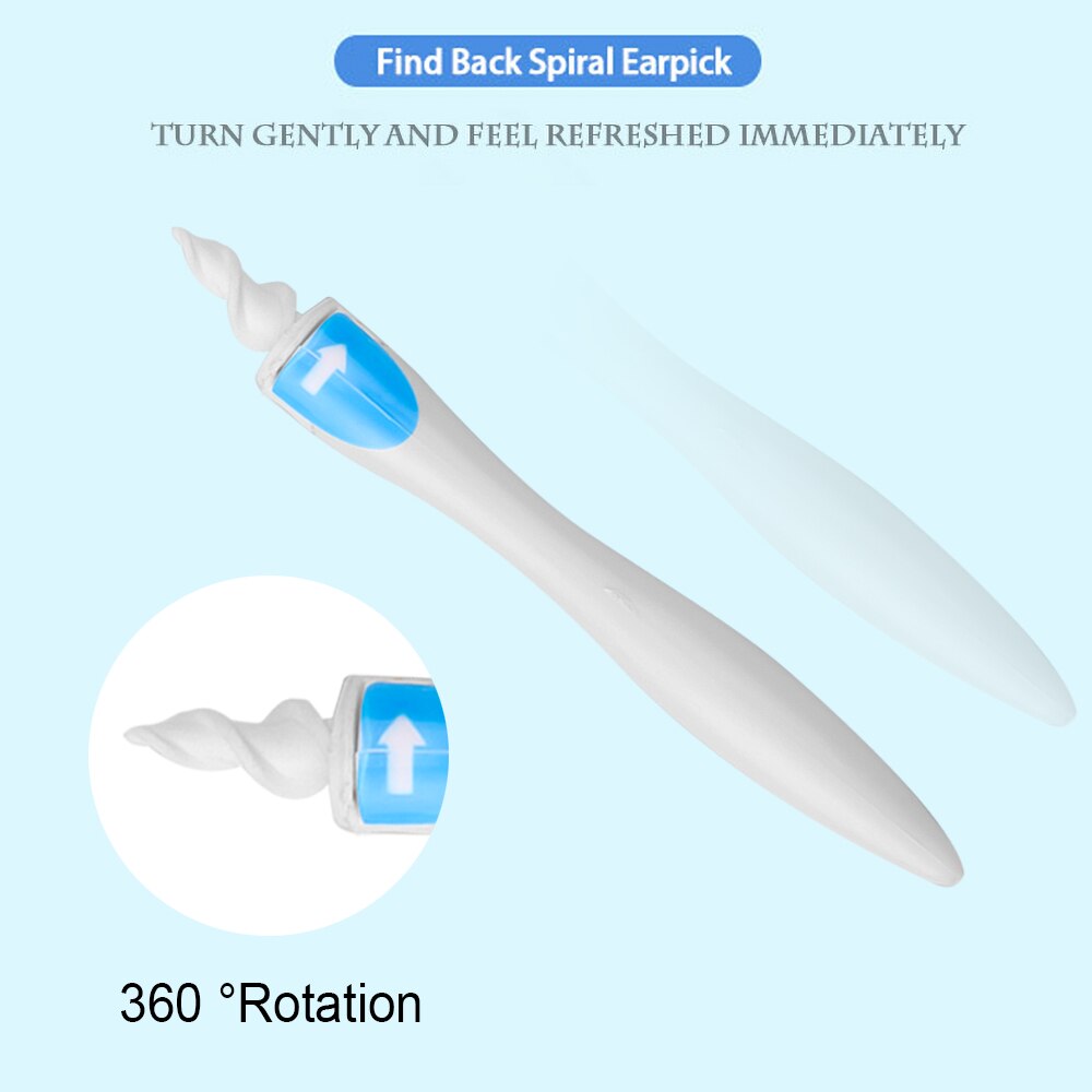 Silicone Ear Spoon Tool Set Ear Cleaner Ears 16 tips Care Soft Spiral For Ears Cares Health Tools Cleaner Ear Wax Removal Tool