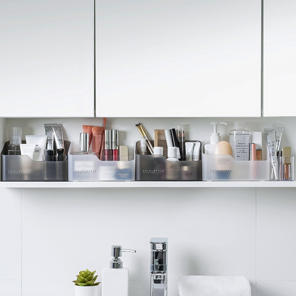 Makeup Organizer For Cosmetic Large Capacity Storage Box Multi-functional Skin Care Products Remote Control Container