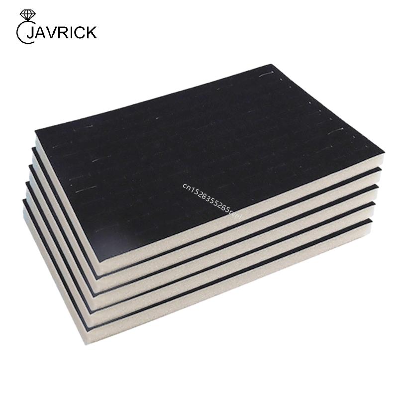 Jewelry Box Protective Foam Inserts for Displaying and Organizing Accessories: black