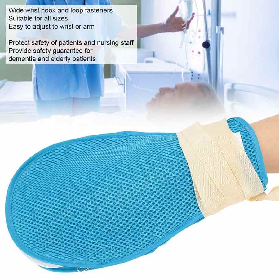 1Pc Hand Control Mitts Personal Breathable Safety Restraint Gloves Hand Protector for Elderly Patient Fixed Glove Prevent Injury