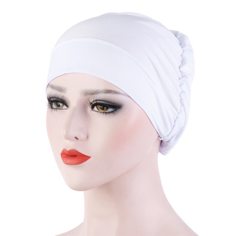 Gorro turbante Vintage francés, Bandana femenina a la , diadema para mujer, gorro para cubrir el cabello, envolturas para la cabeza para mujer, pañuelo musulmán para la cabeza: Dusty vino