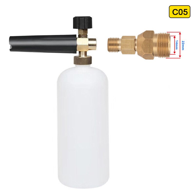 High Pressure Washer Snow Foam Lance Foam Cannon For Karcher Daewoo Hammer Huter Makita Bosch Parkside Lavor Stihl Car Wash: C05