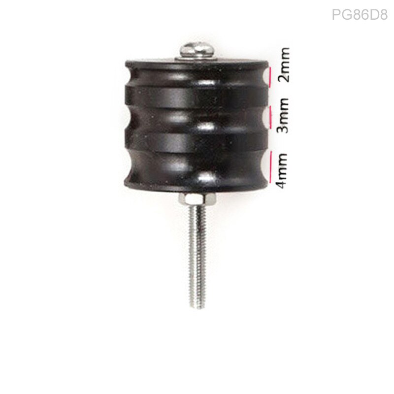 DIY Leather Grinding Tool Electric Polishing Machine Bit Leather Craft Edge Arch Groove Slicker Kit Sandalwood Head Burnisher: No. 8 grinding head