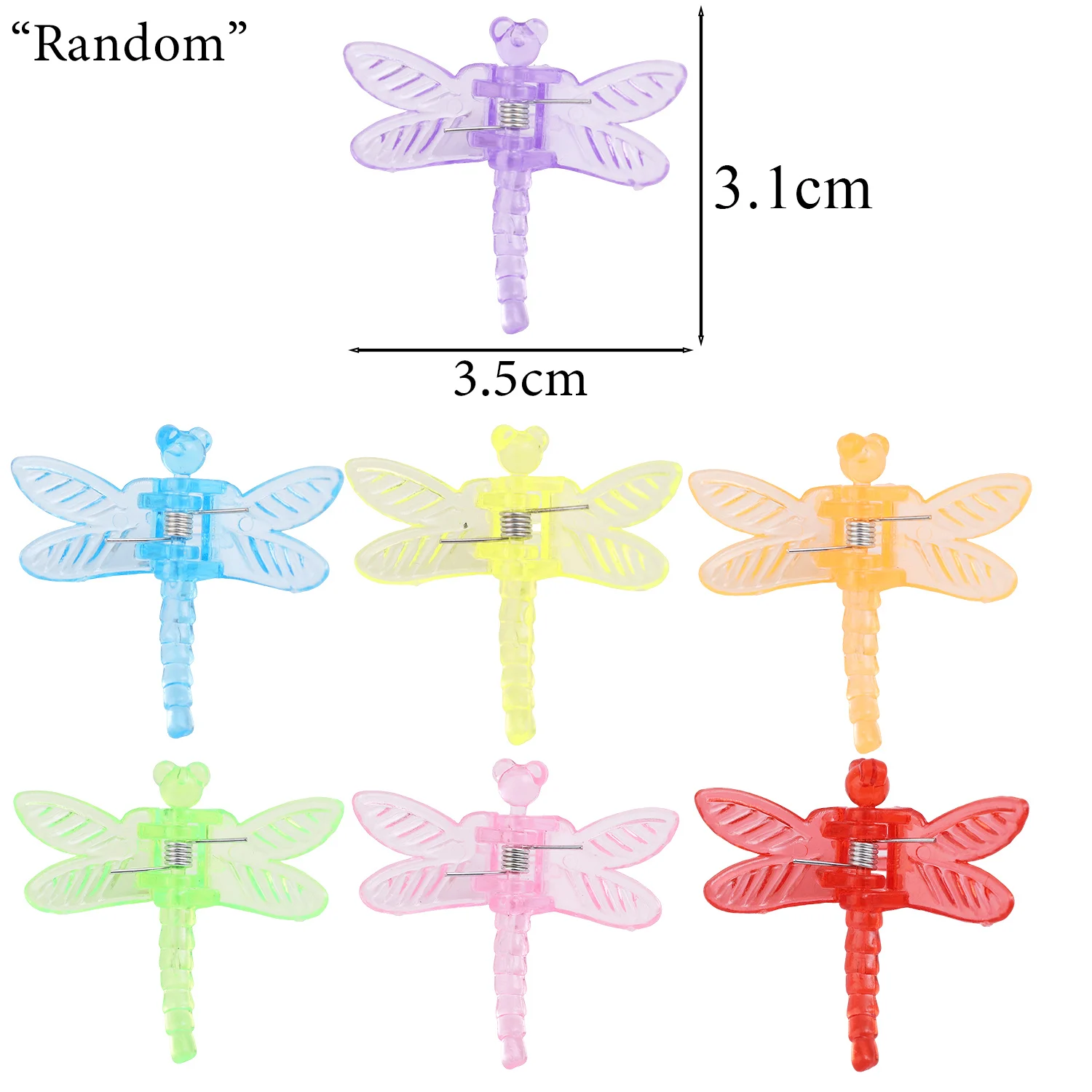 Pince à orchidée libellule papillon, 100/10 pièces, Clips pour plantes de jardin, vigne grimpante, Support fixe, Clip en plastique, décoration de jardin bonsaï: S / Marron