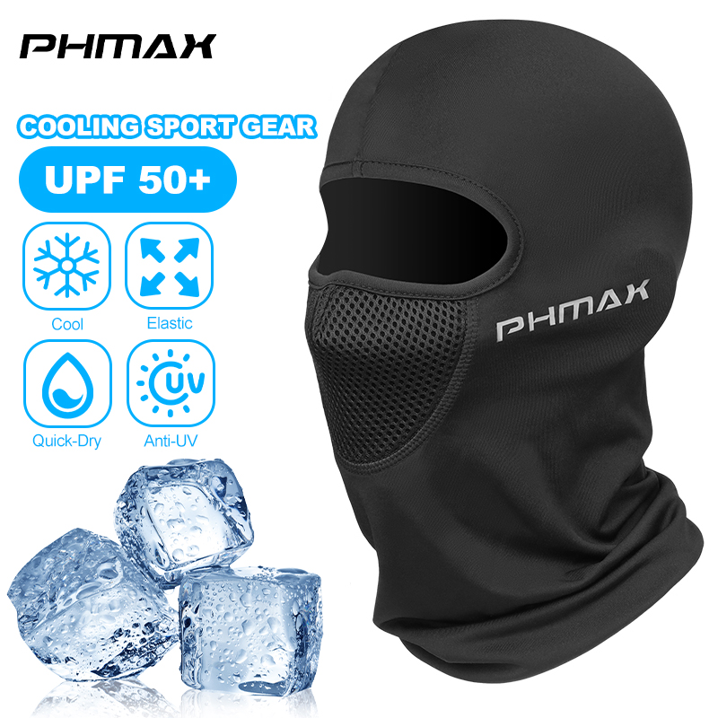 PHMAX Motorrad-Reitmaske, Windschutz und Wärme, atmungsaktiv, Vollgesichtsmaske, Sturmhaube, Mütze, Schal, Kapuze, Moto, Radfahrer, Windkappe