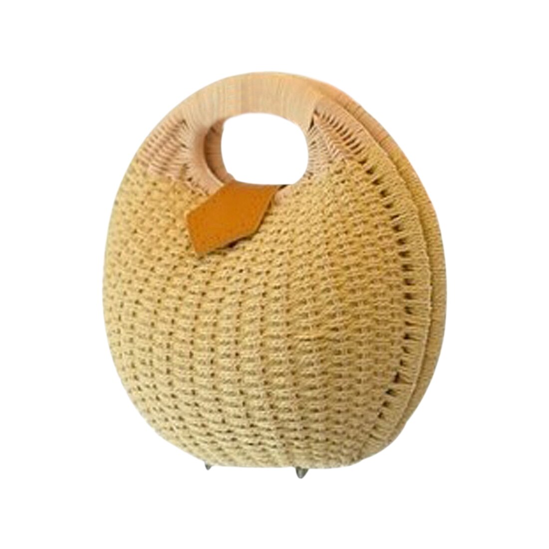 Snail's Nest Tote Handbag Summer Beach Bags Woman Straw Bags Women's Handbag Rattan Bag