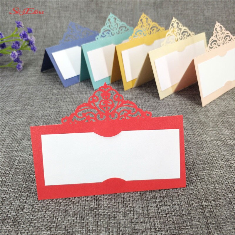 50pcs Party Table Name Wine Guest Place Cards Table Place Cards Favor Decoration Wedding Supplies Seating Decoration 8ZSH873