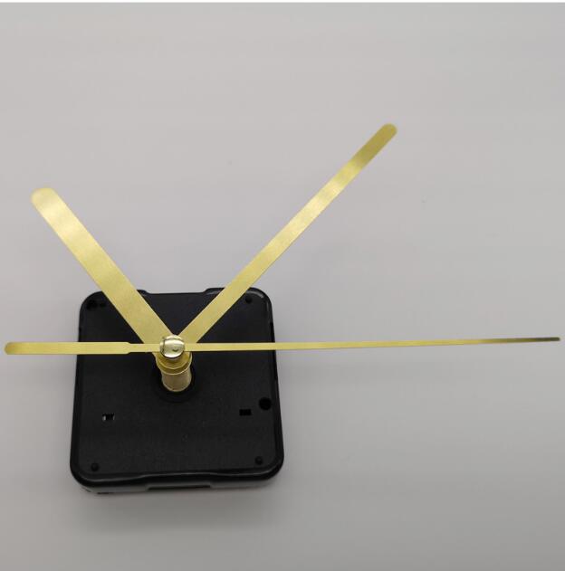 1 set DIY Silent Klok Mechanisme Goud Quartz Horloge Wandklok Beweging Onderdelen Reparatie Vervanging Gereedschap 28mm as