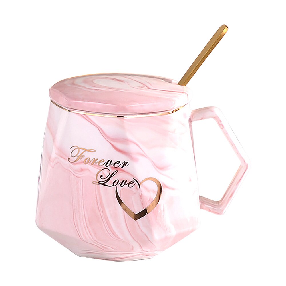 Leuke Keramiek Koffie Mok Met Deksel Grote Capaciteit Dier Mokken Drinkware Koffie Thee Kopjes Melk Cup: 02