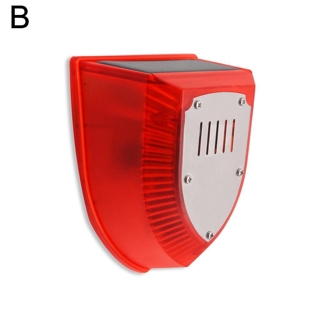 Solar Animal Repellent Motion Sensor Alarm Lamp Outdoor Solar Power Hond Blaffen Gunshots Waterdichte Sirene Repeller Voor Yard Farm: No Sensor