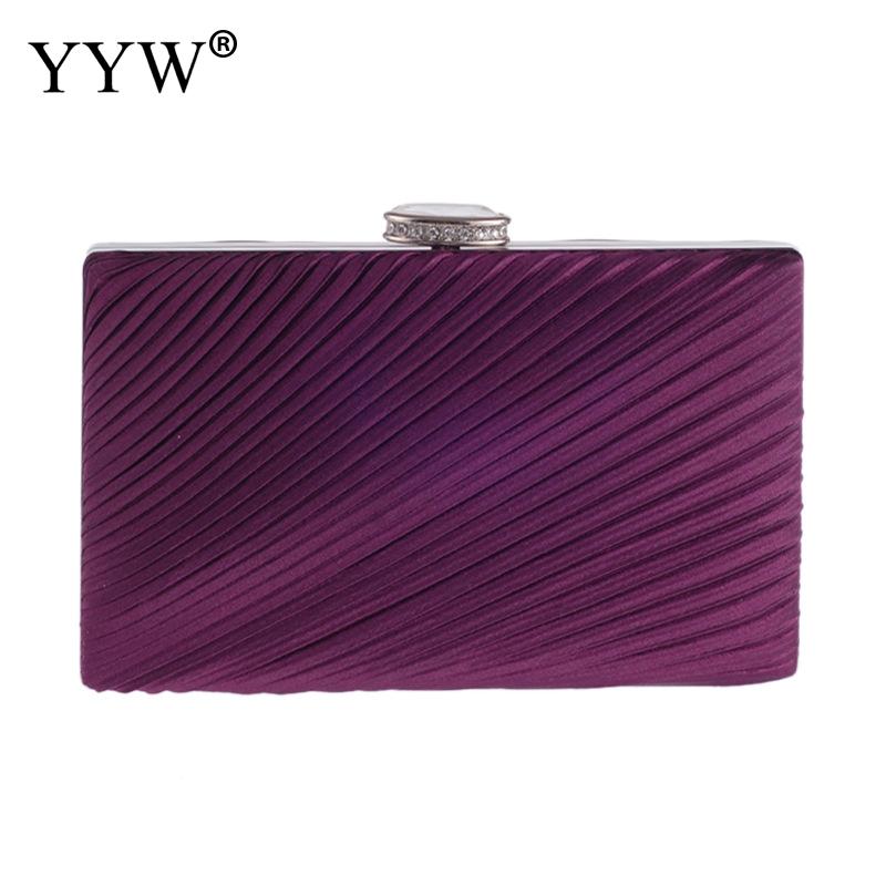 Sac à main à chaîne pour femmes, pochette à bandoulière, violet, à la , soirée, mariage, 2022: purple