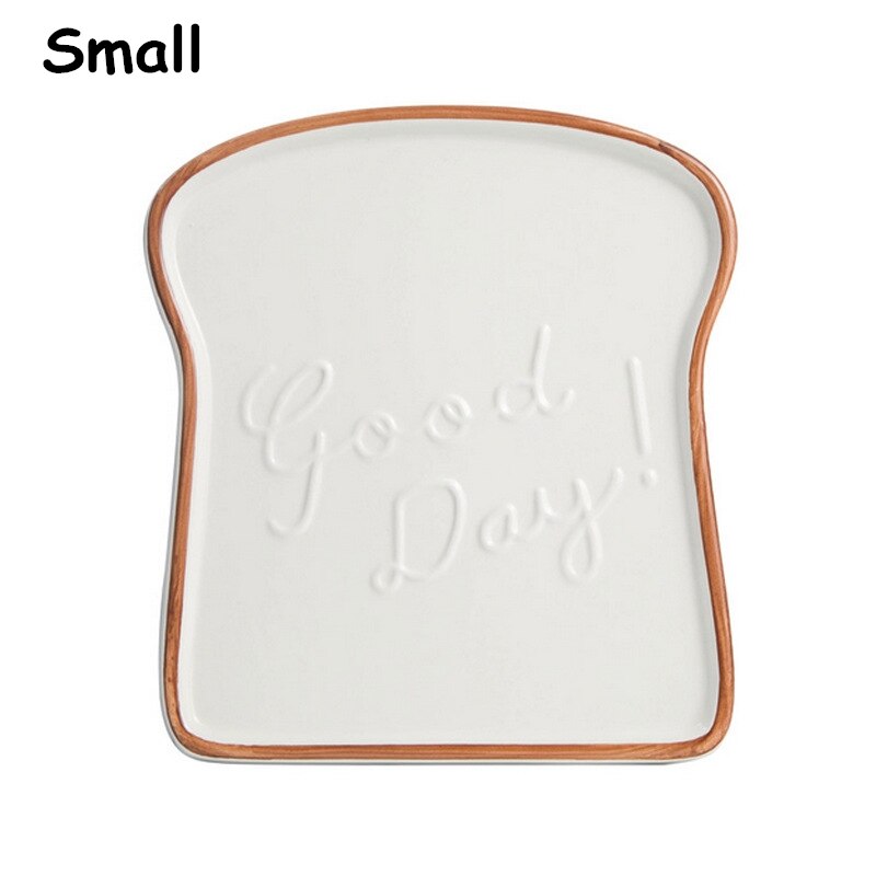 Vassoio di Cibo Piatto di ceramica Piatto Piatto di Pannello Tostato Piatto di Disegno Del Fumetto di Frutta Piatto di Porcellana Colazione Cena Piatto Piatto Da dolce Contenitore 1pz: Default Title
