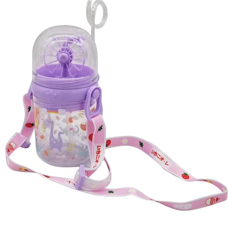 250 Ml Kinderen Grappig Whale Water Spray Drinkbeker Cartoon Zuigflessen Met Rietjes Draagbare Kinderen Cups Drinkware Cup: A