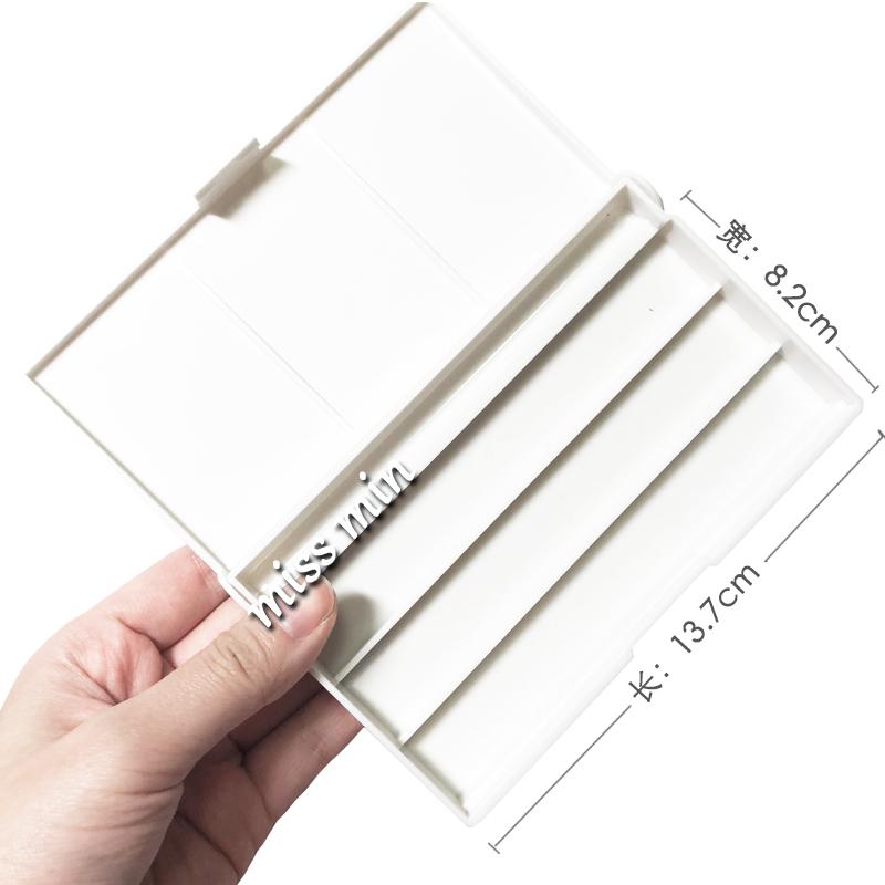 24-colour Plastic Box Acrylic Box Watercolour Pigments Box Half 2ml Watercolour Sub-packed Pigments Receipt Empty Box: 1