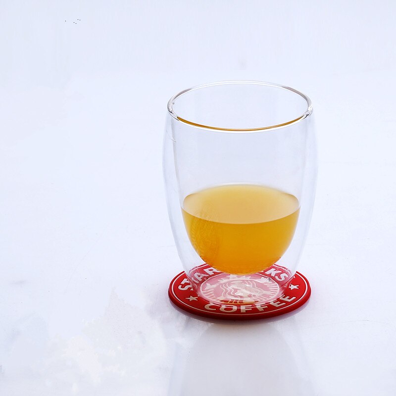 Double Wall Cup Coffee Glass Tea Mug Insulated Mugs Espresso Cups Safe Convenient Wine Beer Glass As for friend