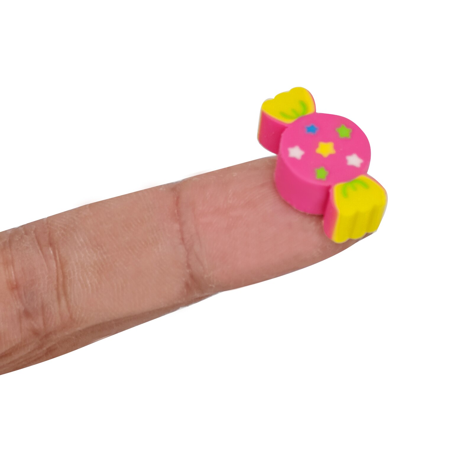 50pcs/bag Flower Shaped Rubber Erasers School Great For Kids
