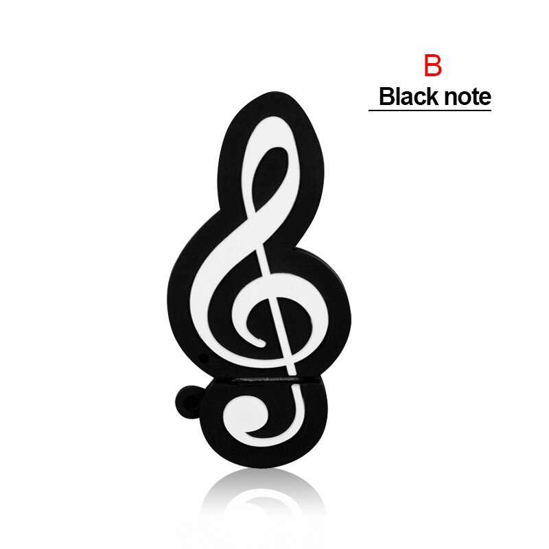 Microphone/Piano/Guitar/Cello/Musical Note/Organ Usb Flash Drive 2.0 Pen Drive Mini Flash Disk 32gb Pendrive U Disk Memory Stick: B / 128GB