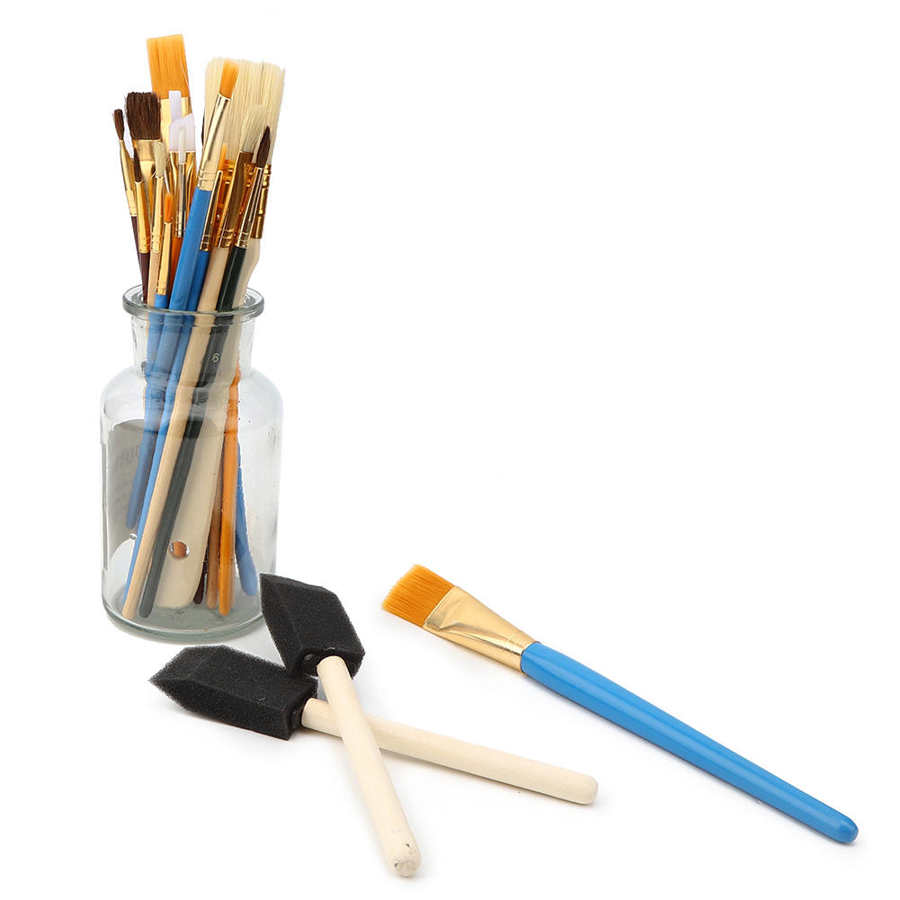 Penselen Kunstenaar Borstels 25Pcs Praktische Penselen Voor Schilderij Gouache
