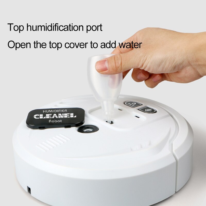 UV Disinfection Robot Sweeper Smart Rechargeable Auto Sweeping Robot Diffuser Strong Suction USB Charging Cordless Cleaning