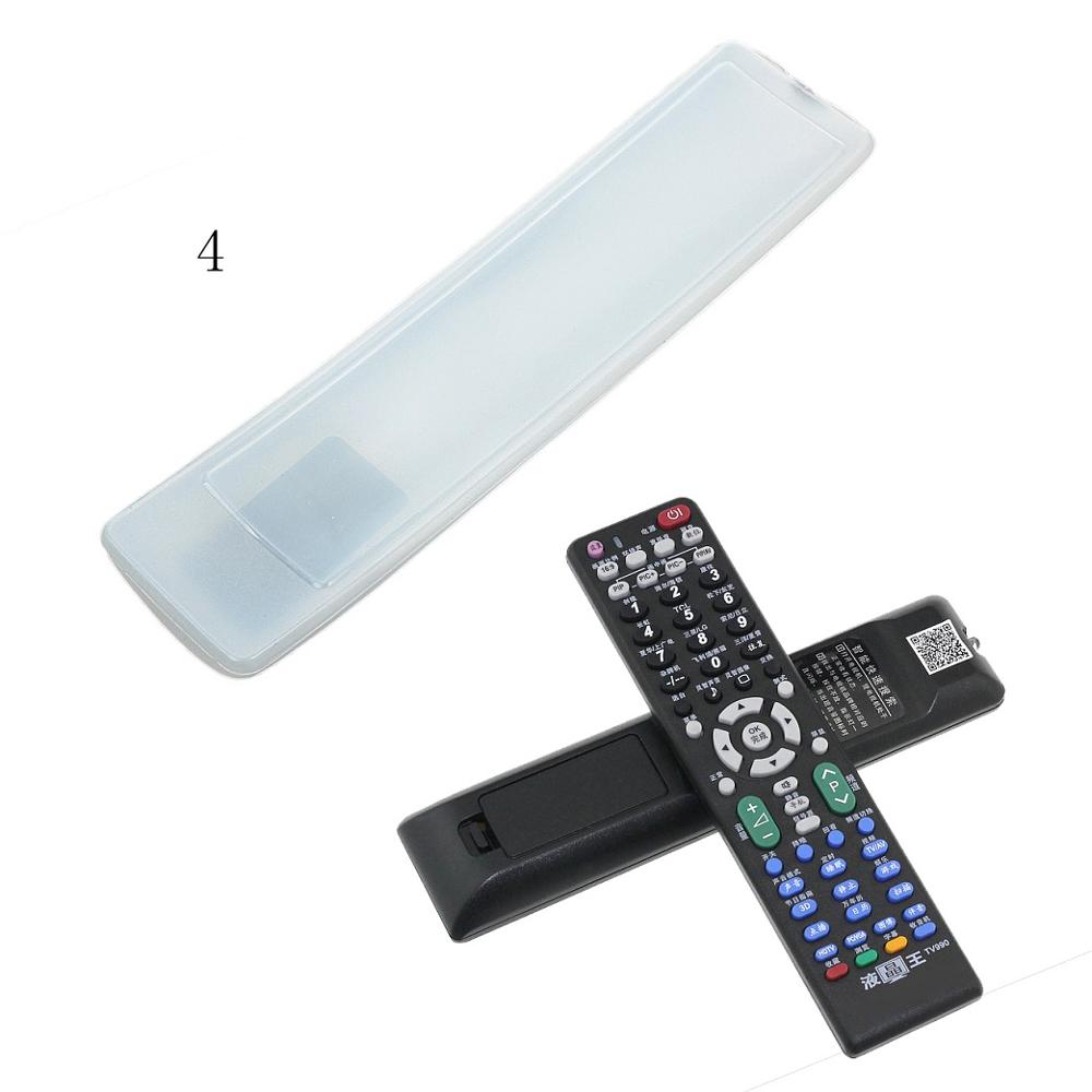 Air conditioning TV silicone remote control cover Anti-fall dustproof waterproof storage bag boot: 4