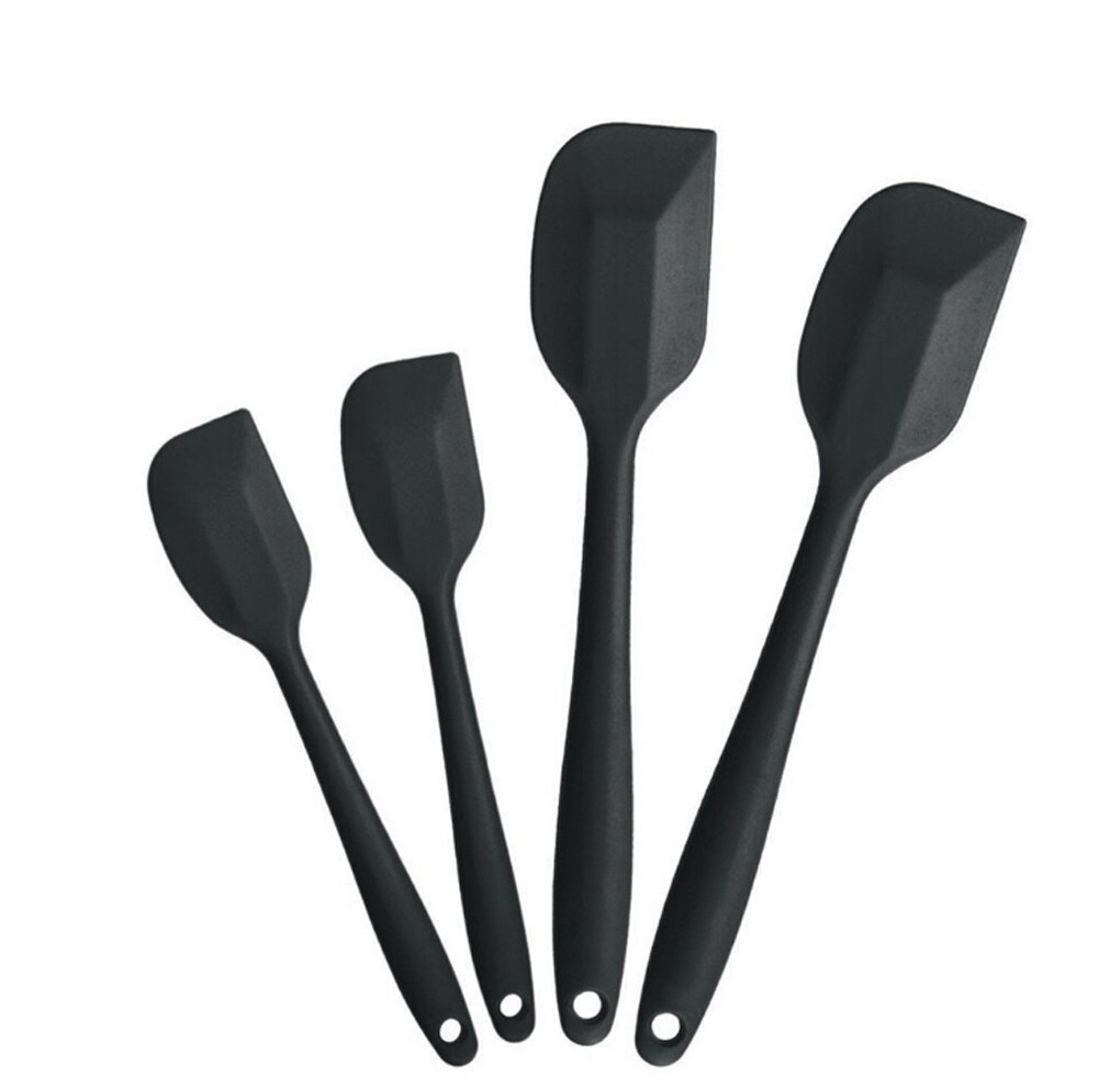 Supply Of 4-Piece Integrated Silicone Scraper Set Combination Baking Tool Set: Black