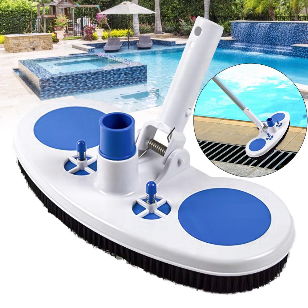 Swimming Pool Vacuum Cleaner Cleaning Tool Curved Suction Head Fountain Vacuum Cleaner Brush Fishpond Vacuum Brush