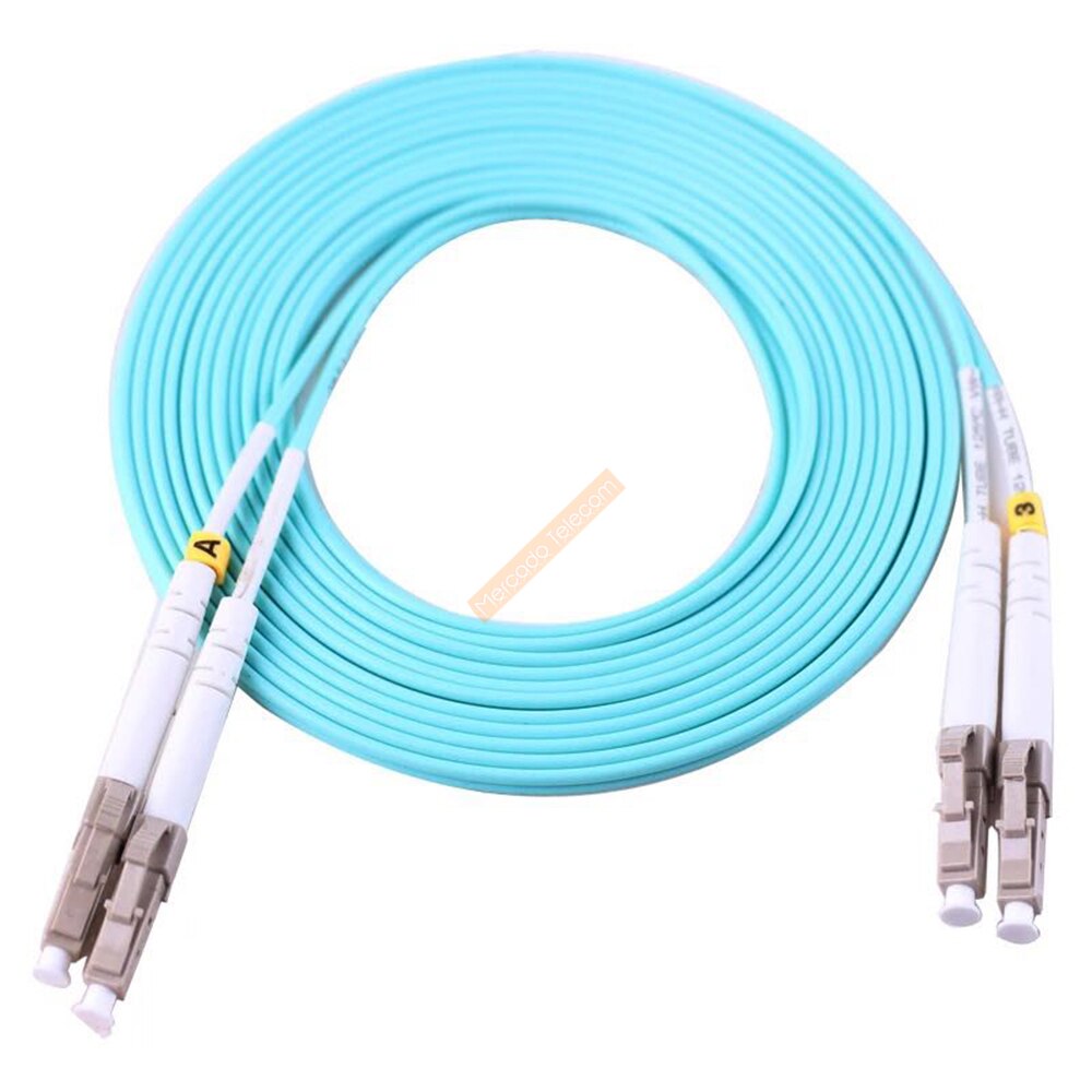 10PCS/Pack OM3 LC/UPC-LC/UPC Multi-Mode OM3 Fiber Cable Multimode Duplex Fiber Optical Jumper Patch Cord 3M 5M 10M 10M LC-LC