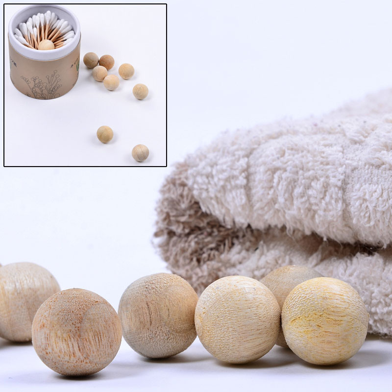 6 stuks/zak houten mottenballen natuurlijke kamferballen kleding schimmelwerend voorkomen ongedierte vochtwerend geurbestrijding