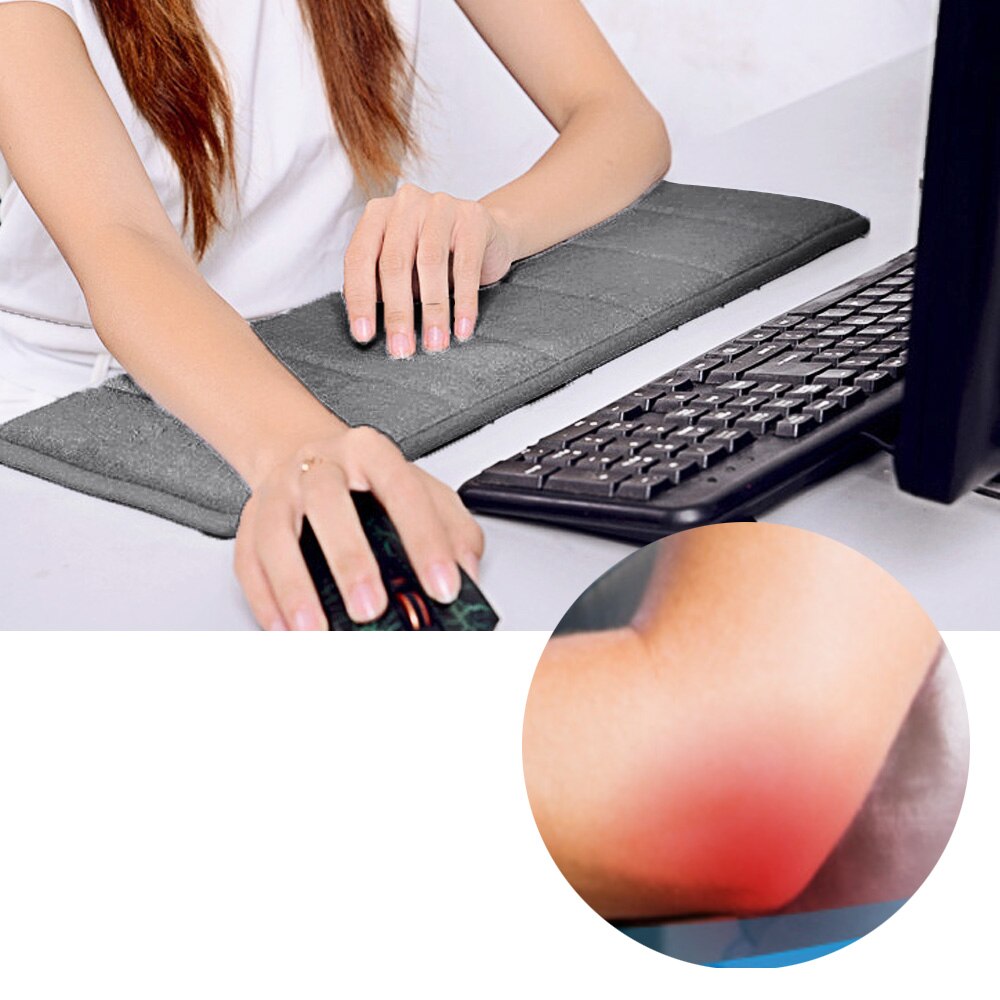 VONETS teclado suave almohadilla Ultra algodón absorbente de sudor Anti-slip ordenador muñeca alfombrilla para codos para oficina mesa de escritorio