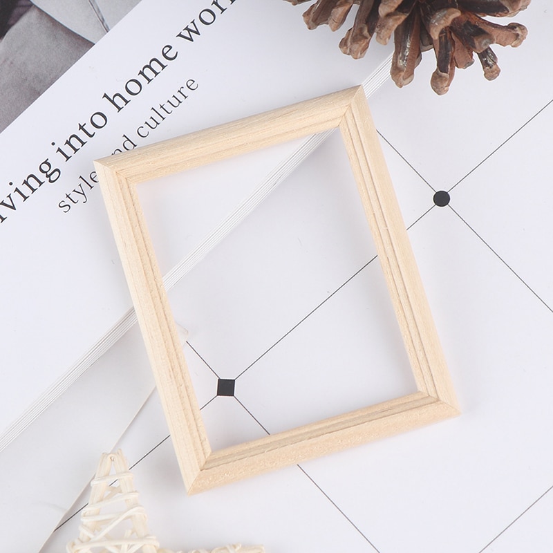 1/12 Dollhouse Miniature Accessories Resin Photo Frame Simulation Furniture Model Toy For Children Doll House Decoration