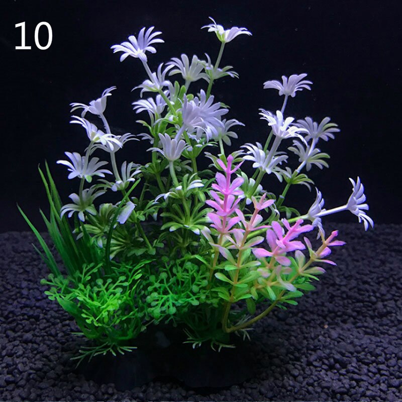 12 Soorten Aquarium Decoratieve Planten Waterplanten Decoratieve Fish Tank Decoratie Kunstplanten Accessoires Iandscaping 14Cm: 10